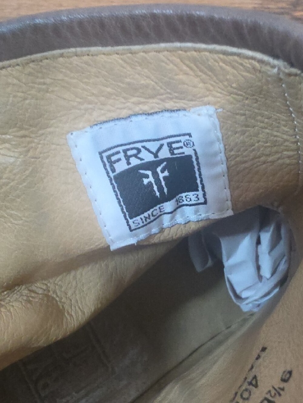 Frye Harness Short Boots Women's 9.5 Brown Distressed Leather Moto Biker Western - Picture 13 of 15